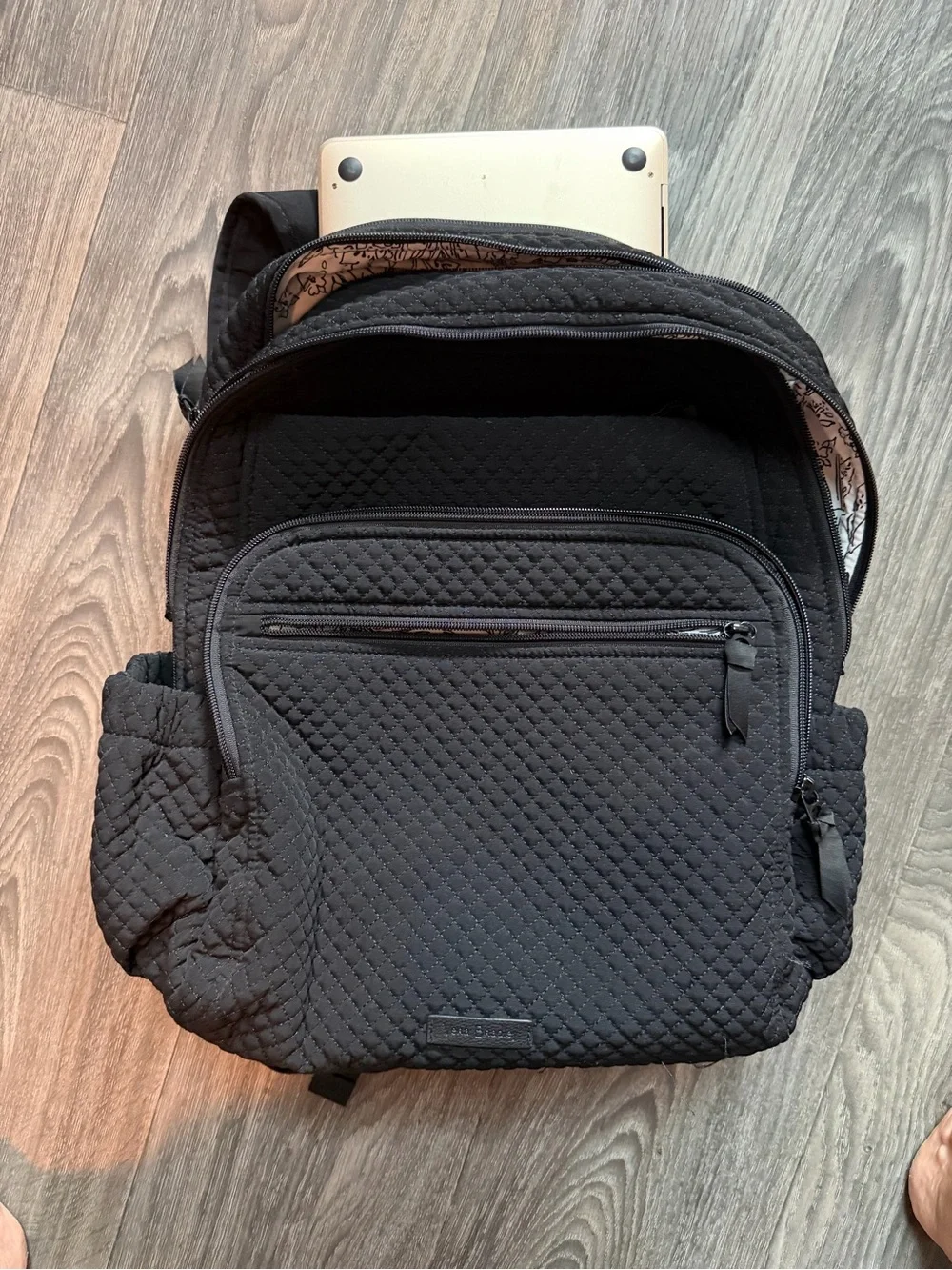 Vera Bradley XL Clarion Backpack - Black